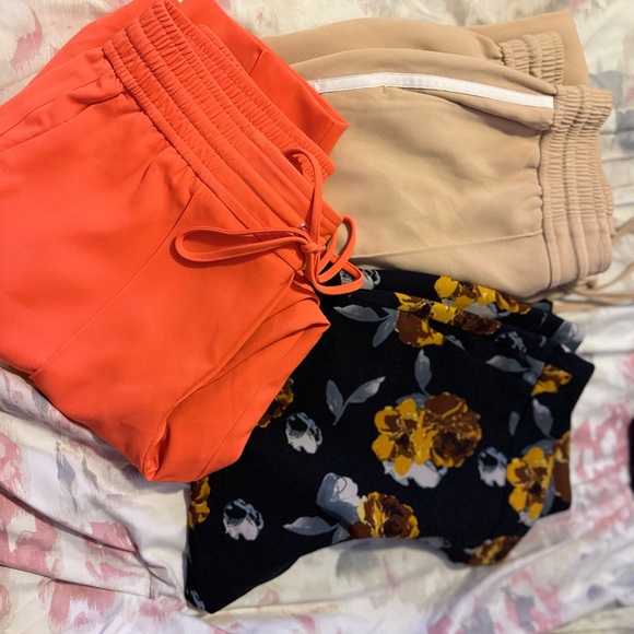 Nine West Dresses & Skirts - Stylish Pants Trio - Orange, Beige, Floral